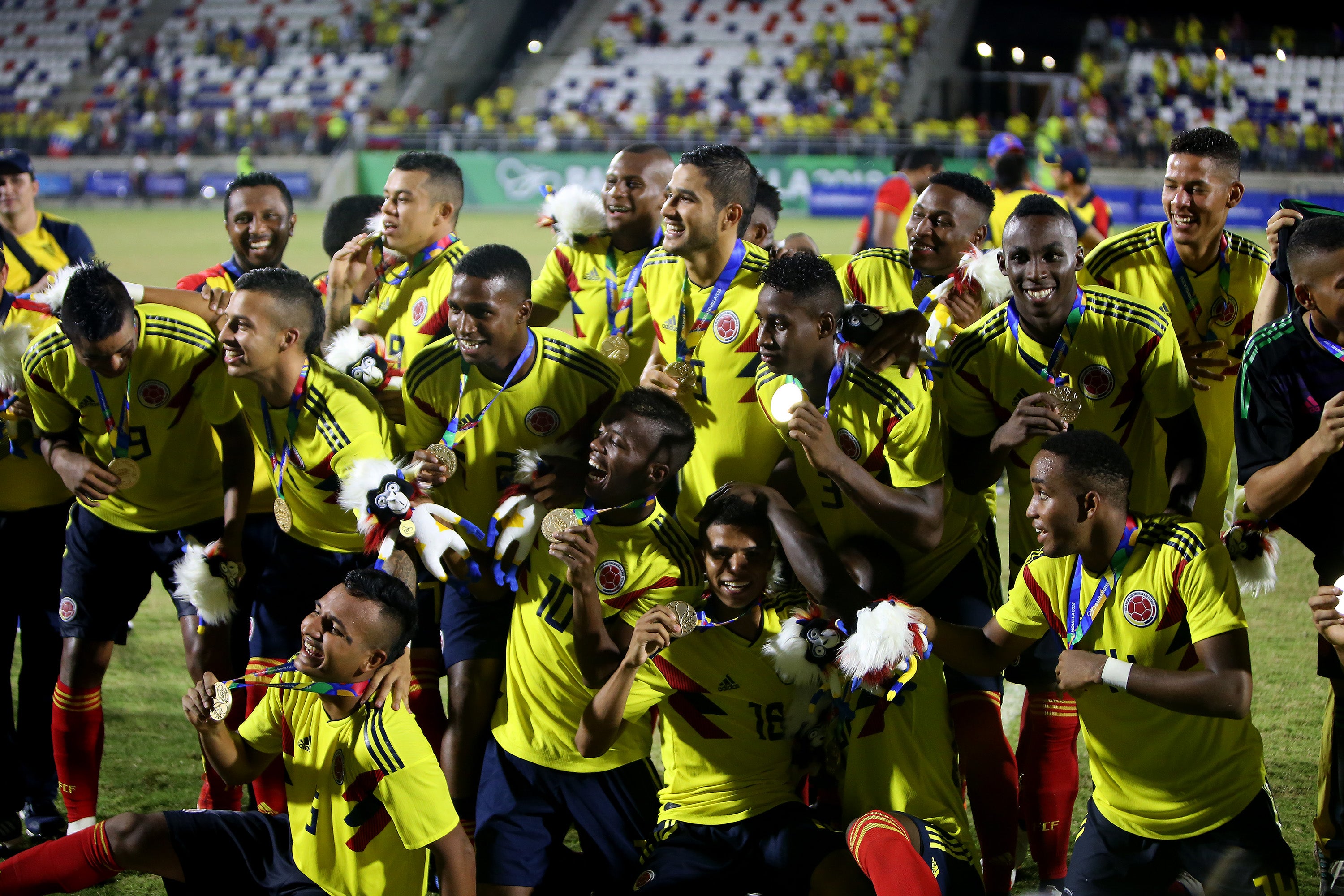 La Selección Colombia de fútbol se colgó la medalla de oro