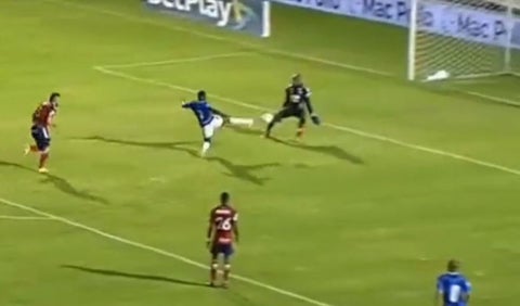 El gol de Chicó ante Medellín en la fecha 3 de los cuadrangulares