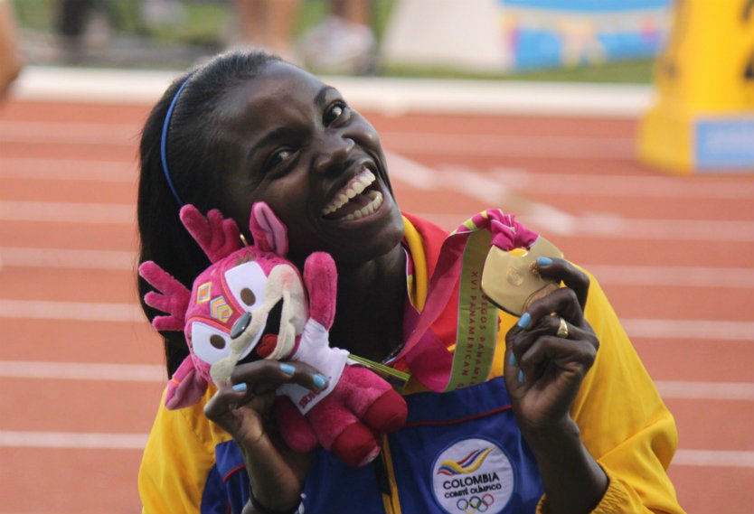 Caterine Ibargüen medella de oro juegos panamericanos triple salto