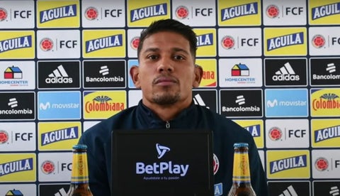 Alex Mejía, en la Selección Colombia