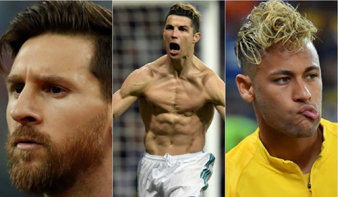 Messi, Cristiano y Neymar