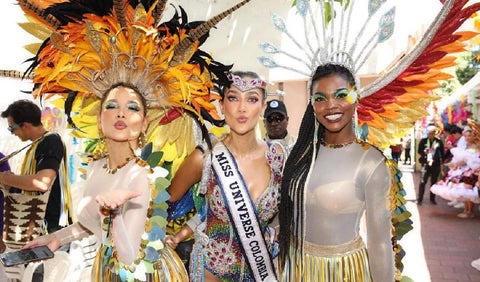 Melissa Martínez Caterine Ibargüen Carnaval de Barranquilla