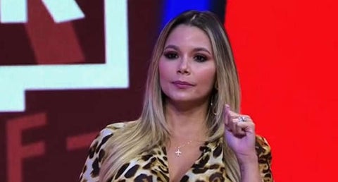 Melissa Martínez en un programa de ESPN