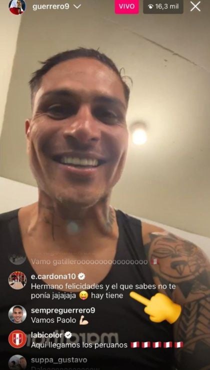 Mensaje de Edwin Cardona a Fernando Gago