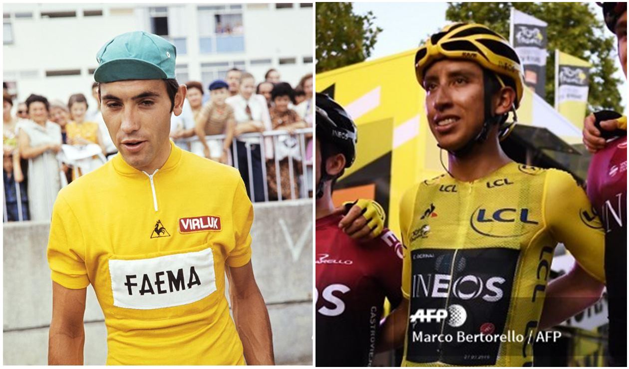 Eddy Eddy Merckx y Egan Bernal