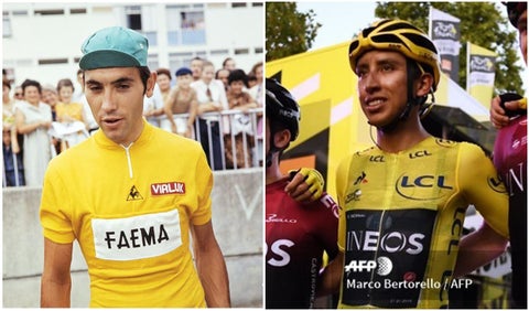 Eddy Eddy Merckx y Egan Bernal