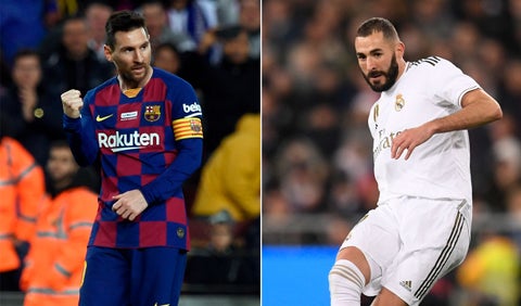 Barcelona vs Real Madrid, liga española