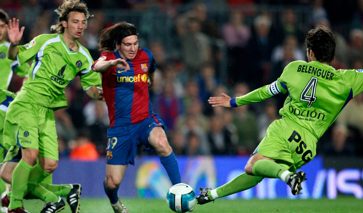 Lionel Messi contra Getafe 2007