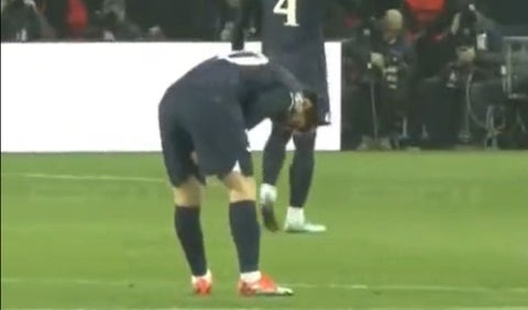 Messi en el partido ante Bayern Munich