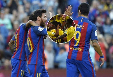 Messi, Neymar y Suárez en aquel Barcelona de 2014