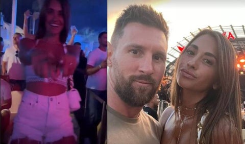 Lionel Messi y Antonela Roccuzzo