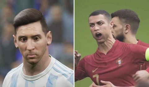 Messi y Cristiano, eFootball 2022