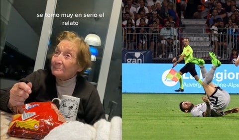 Messi y la imitación de su gol por una abuelita