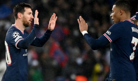 Messi y Mbappé en PSG