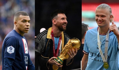 Mbappé, Messi y Haaland