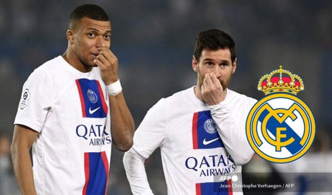 Kylian Mbappé Lionel Messi PSG