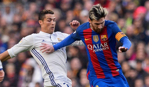 Messi y Cristiano Ronaldo