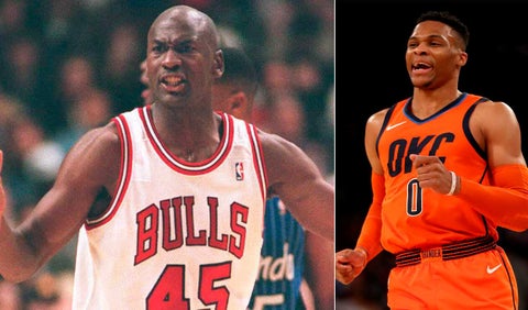 Russell Westbrook, a punto de superar a Michael Jordan en triples-dobles