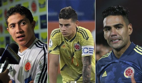 Michael Ortega, Falcao, James Rodríguez