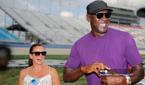 Michael Jordan y Yvette Prieto