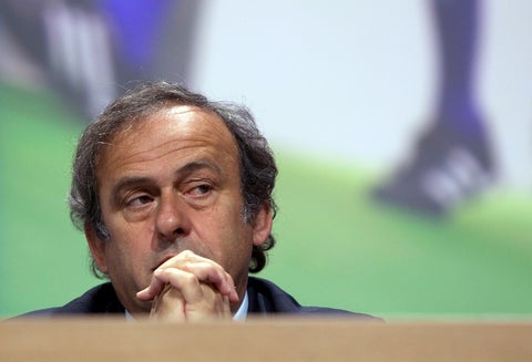 Michel Platini, expresidente de la UEFA