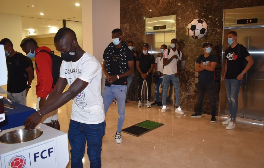 Microciclo de preparación de Colombia