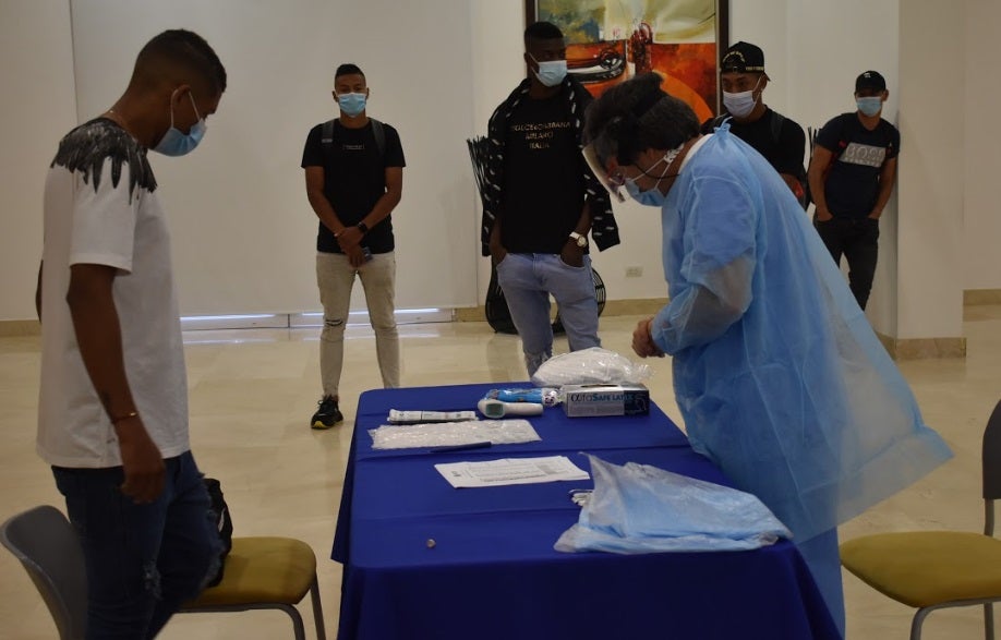 Microciclo de preparación de Colombia