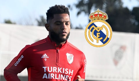 Miguel Ángel Borja, River y Real Madrid