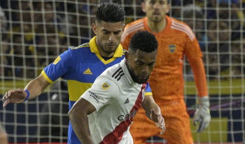 Miguel Ángel Borja vs Boca Juniors