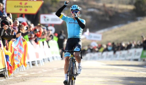 Miguel Ángel López, líder de la Vuelta a Cataluña