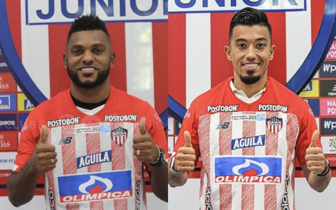 Miguel Borja y Fernando Uribe