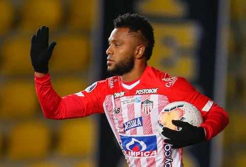 Miguel Ángel Borja, jugador de Palmeiras