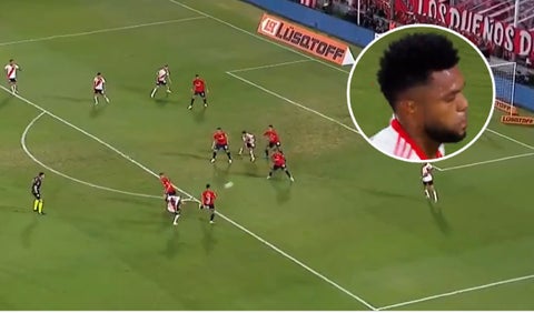 Miguel Ángel Borja - Independiente vs River