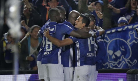 Millonarios - Jugadores celebrando
