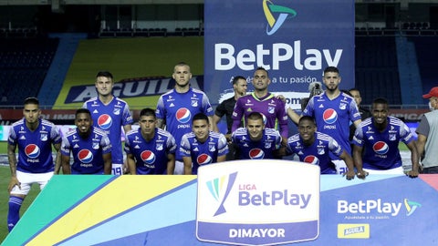 Millonarios, equipo formado