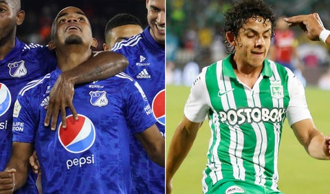 Millonarios y Atlético Nacional comandan la tabla de posiciones de la liga Betplay