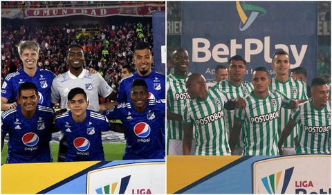 Millonarios y Atlético Nacional