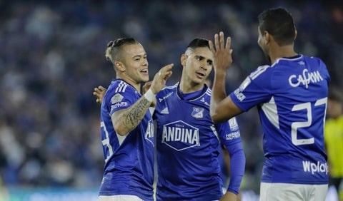 Leonardo Castro y Daniel Cataño, jugadores de Millonarios