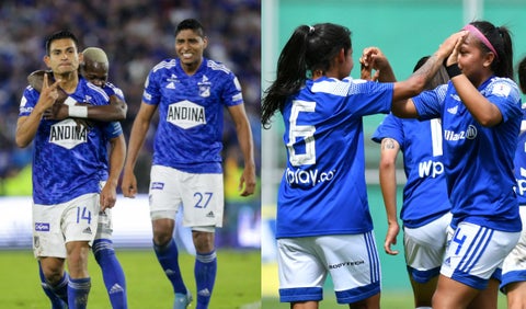 Millonarios masculino y femenino