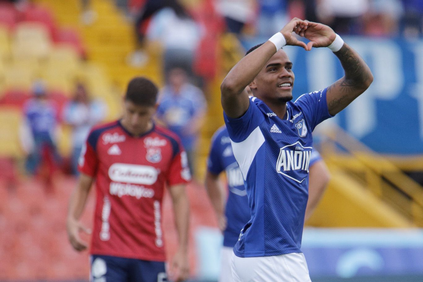 Edgar Guerra cuando jugaba con Millonarios