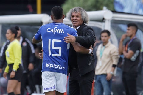 Millonarios F.C enfrenta a Deportivo Independiente Medellin en juego válido por la fecha 1 de la Liga BetPlay I 2024 en el estadio Nemesio Camacho El Campin.