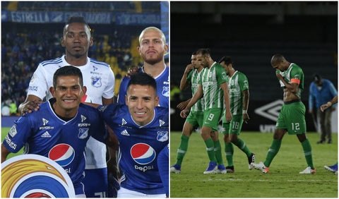 Equipo formado de Millonarios y jugadores de Nacional