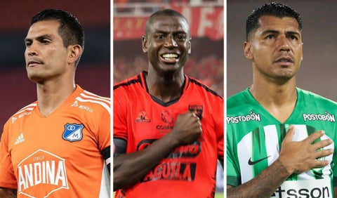 Millonarios, América y Nacional