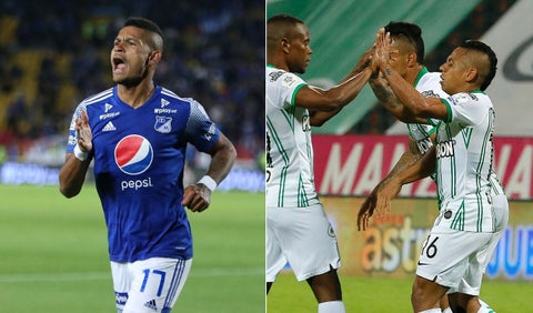 Millonarios vs Atlético Nacional; Liga Betplay