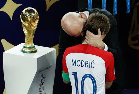 Modric, estrella de Croacia y Real Madrid