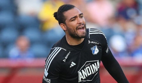 Álvaro Montero con Millonarios