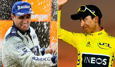 Juan Pablo Montoya, Egan Bernal