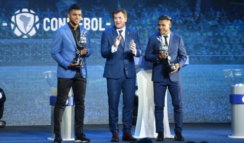 Miguer Ángel Borja y Wilson Morelo