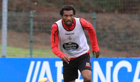 Didier Moreno, jugador del Deportivo La Coruña