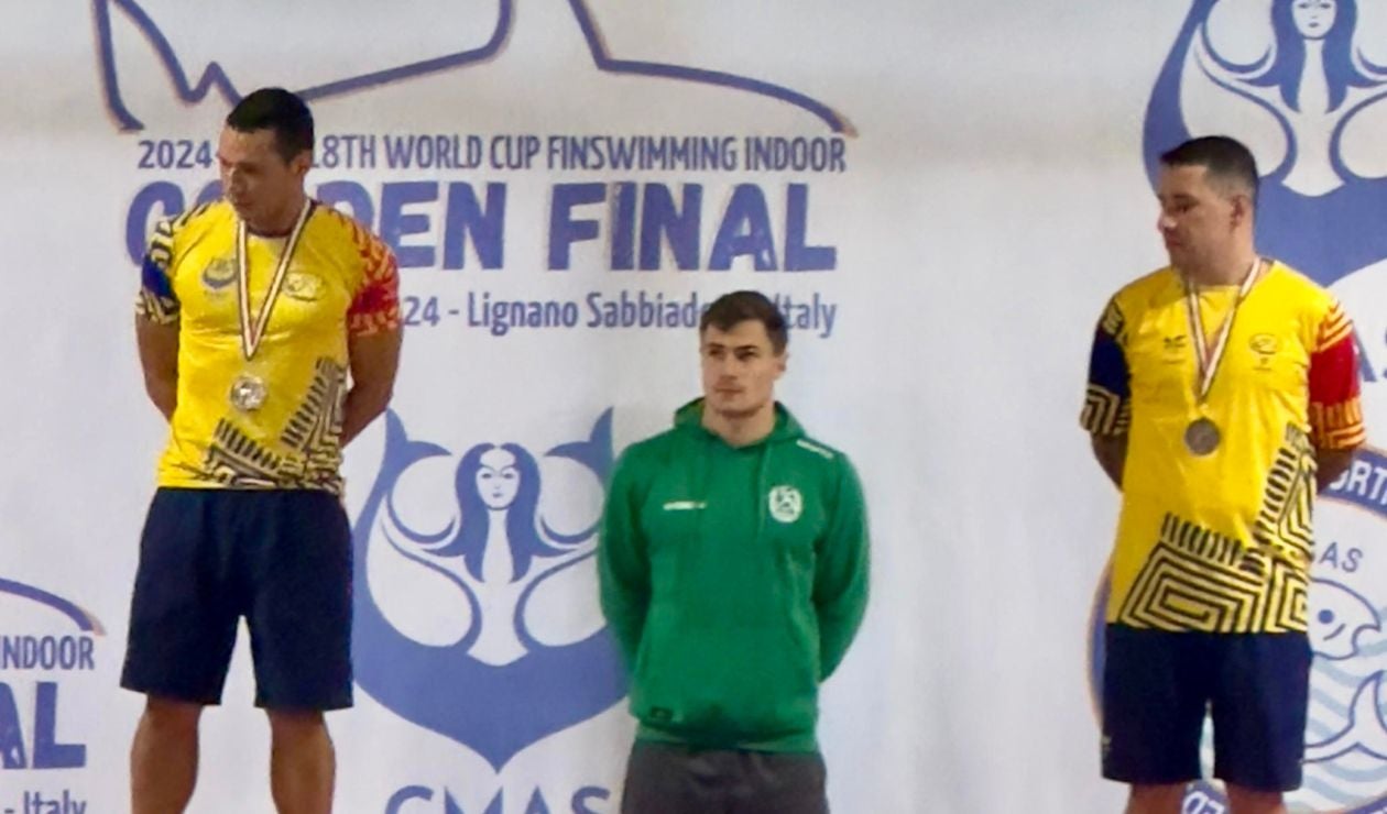 Juan Camilo Rodríguez y Juan David Duque, Copa Mundo de natación con aletas